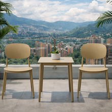 Silla Milán, Color Khaki, con Espaldar y Diseño Moderno