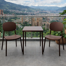 Silla Milán, Color Café, con Espaldar y Diseño Moderno