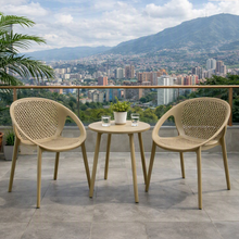 Silla Selva con Brazos, Color Khaki, con Espaldar