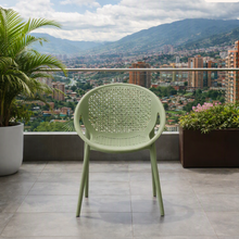 Silla Selva con Brazos, Color Verde, con Espaldar