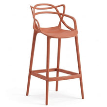 Silla para Bar Palermo, Terracota, con Reposa Pies Doble Propósito
