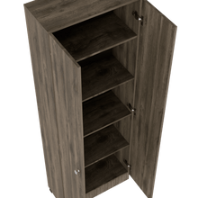 Alacena Multiusos Benna Nogal y Wengue, con Cuatro Entrepaños ZF