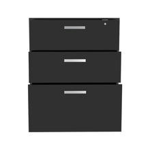 Archivador Multiusos Martin, Wengue, con cerradura y llave para puerta