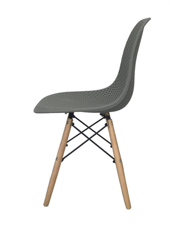 Silla Air Eames Para Sala Comedor Restaurante - Gris
