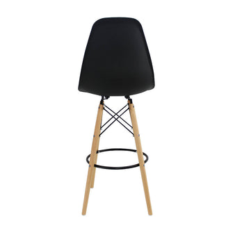 Kit Por 2 Butaco Eames Tipo Bar - Negra