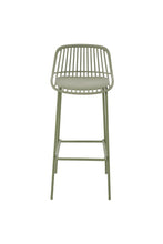 Butaco para Barra Tulum, Color Verde Olivo, Diseño Moderno