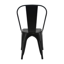 Kit por 2 Silla Tolix Metalica Para Comedor Restaurante -Negra