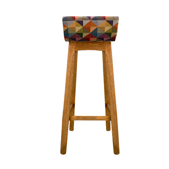 Silla Bar Madera 85x32x44.5cm Tapizada Colors