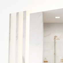 Espejo Rectangular Apolo, Gris, con Luz Led