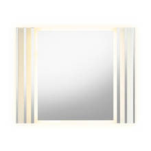 Espejo Rectangular Apolo, Gris, con Luz Led