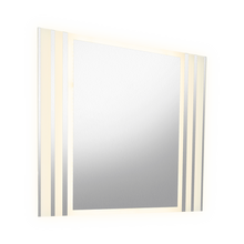 Espejo Rectangular Apolo, Gris, con Luz Led
