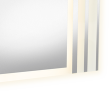 Espejo Rectangular Apolo, Gris, con Luz Led