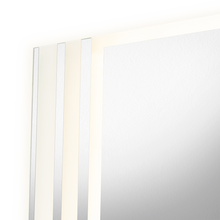 Espejo Rectangular Apolo, Gris, con Luz Led