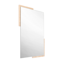 Espejo Rectangular Aleska, Color Madera Clara