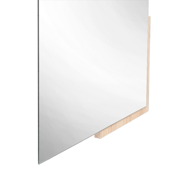 Espejo Rectangular Aleska, Color Madera Clara