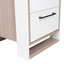 Escritorio Acrep, Blanco Duqueza y Bardolino, con dos cajones para ubicar objetos ZF