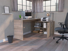 Escritorio En L Axis, Bardolino y Blanco