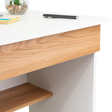 Escritorio, Colima, Blanco y Café Claro, con Entrepaños y Cajón