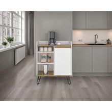 Alacena Espresso, Kronos Blanco y Kronos Fresno, Con gran espacio de almacenamiento Funcional ZF