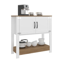 Alacena Latte, Kronos Blanco y Kronos Fresno, Con gran espacio de almacenamiento funcional ZF