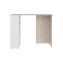 Escritorio Biblioteca Avis, Blanco Duqueza, con espacio para guardar objetos