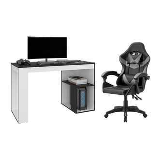 Combo Gamer Queen, incluye Escritorio y Silla Gamer