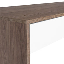 Escritorio Mantis, Chocolate y Blanco, con Dos Cajones Organizadores Organizadores   ZF