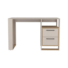 Escritorio Acrep, Capri y Fresno Europeo, con dos cajones para ubicar objetos ZF