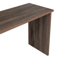 Escritorio Biblioteca Aston, Grafito y Fresno Europeo, con espacio para guardar objetos