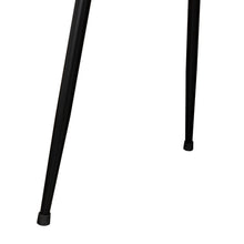 Escritorio Marlo, Chocolate y Cocoa, con patas metalicas