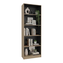 Biblioteca Home, Cartagena y Wengue, con Cinco Entrepaños ZF