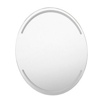 Espejo Circular Dallas, con Diseño en Sandblasting