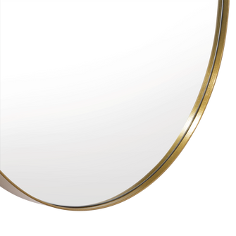 Espejo circular D58 Dorado