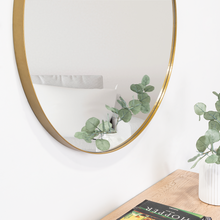 Espejo circular D80 Dorado