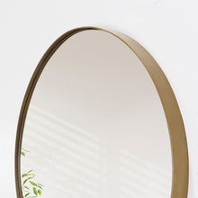 Espejo circular D80 Dorado