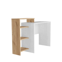 Escritorio Estelar Plus, Café Claro y Blanco, Madera RH