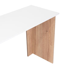 Escritorio ¡Wow!, Café Claro y Blanco, con Entrepaños y Amplia Superficie De Trabajo ZF