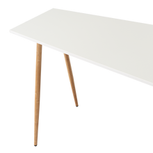 Escritorio En L Singapur, Café Claro y Blanco, con Tres Puertas Batientes