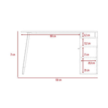 Escritorio  En L Singapur, Café Claro y Cocoa, con Tres Puertas Batientes