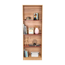 Biblioteca Home, Fresno Europeo y Burdeos, Con variedad de entrepaños para ubicar objetos