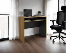 Escritorio Estelar, Fresno Europeo y Wengue, cuenta con un entrepaño