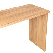 Escritorio Biblioteca Aston, Fresno Europeo y Wengue, con espacio para guardar objetos