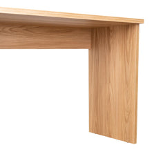 Escritorio Biblioteca Aston, Fresno Europeo y Wengue, con espacio para guardar objetos