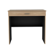 Escritorio 80 Cajón, Fresno Europeo y Wengue