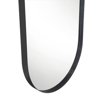 Espejo Grecia, Color Negro, Semicirculo