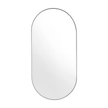 Espejo Ovalado Gate, con Marco Negro