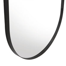 Espejo Ovalado Gate, con Marco Negro