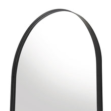 Espejo Ovalado Gate, con Marco Negro