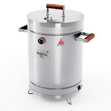 Ahumador y Barril Asador Mediano Basik 25 libras