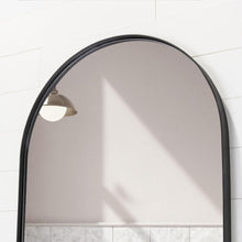 Espejo Lukman, Negro, con Marco En Estructura Metálica